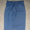 Těhotenské kalhoty do pasu - Těhotenské kalhoty do pasu s postranním posuvem na knoflíky a vzadu s gumou v pase