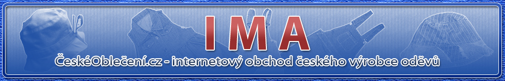Hlavní horní logo - České oblečení IMA - internetový obchod českého výrobce oděvů